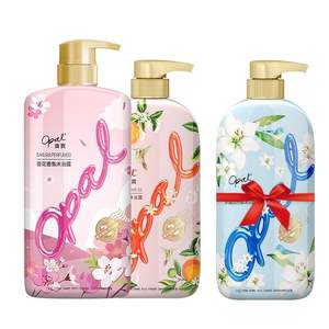 
Opal Shower Gel 3 bottles family size garden honey fragrance for men and women moisturizing and hydrating shower lotion