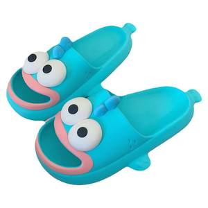 Thin strips, big-eyed clown fish slippers, soft sole, non-slip, parent-child summer home cute sandals for women