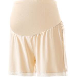 October Crystal Pregnant Women Safety Pants Anti -Light Outside of Gyrema During Pregnancy Pants, Short Together, Loose Thin, Small Spring and Autumn
