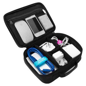 
Digital accessories storage bag portable multi-function portable large capacity laptop charger power cord mouse data cable bag mobile power bank mobile hard disk thickened storage bag