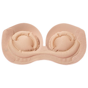 Miss Bobo inflatable invisible bra with breast fitting wedding dress, small bra looks big and non-slip, gathers women's strapless underwear