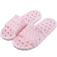 Bathroom Hollow Slippers | Soft Bottom Non-Slip Home Shoes
