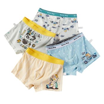 Children's underwear boys' red underwear pure cotton boxer triangle baby small, medium and large children 12 years old and 13 years old student shorts