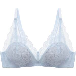 
Xishier's no-wire underwear for women, thin back, hole cup, breathable bra, lace triangle cup set underwear