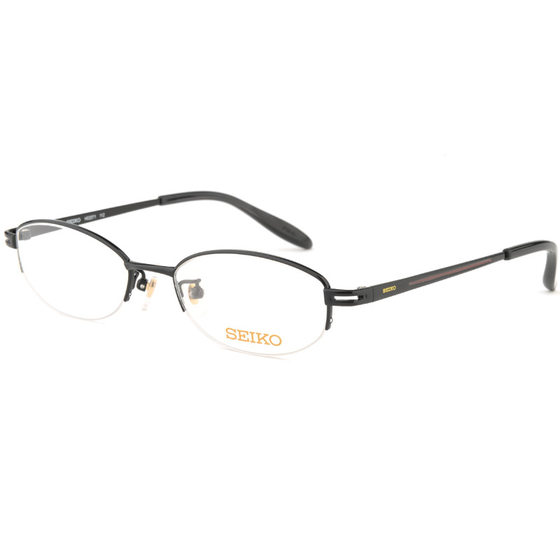
Seiko Seiko glasses frame ultra-light titanium frame half-frame myopia glasses frame women's red glasses HO2071