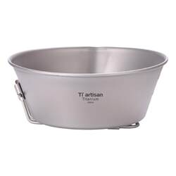 Titanium Craftsman Outdoor Pure Titanium Sherra Bowl Titanium Bowl