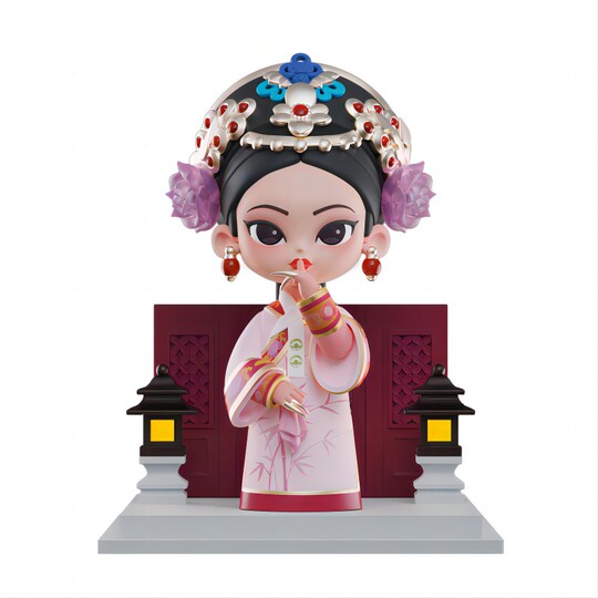 中国 魚を持つ唐子人形　f2250206 中国 魚を持つ唐子人形 f2250206 Koi Carp Fun Zhen Huan Blind Box Figure