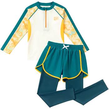 Yuke boys and teenagers split swimsuits and swim trunk suits
