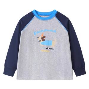 
Ueki boys' T-shirts 2026 spring new style medium and large children's girls' round neck long-sleeved T-shirt tops children's T-shirts children's clothing