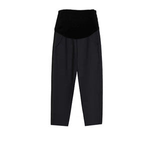 Pregnant women's summer thin pregnant women's pants, small pants, straight pants, straight leisure loose spring and autumn wearing bottoming trousers
