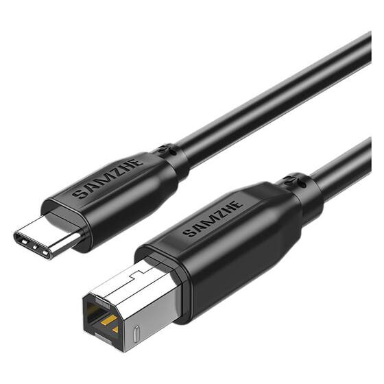 
Shanze Typec mobile phone connection printer cable usb to square mouth electronic piano midi connection cable suitable for flat-screen laptop scanner hard disk box fax machine converter data cable