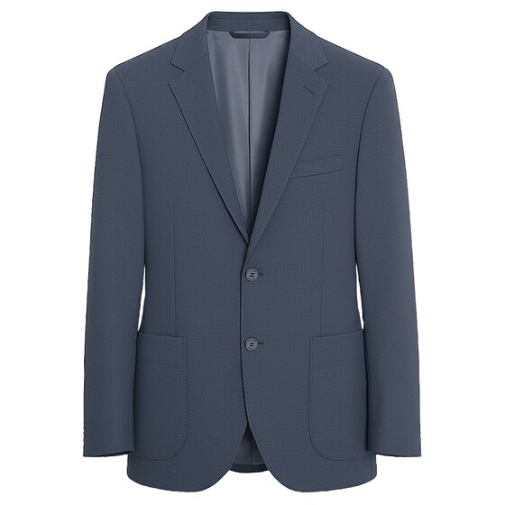 
[Cool Sun Protection + Antibacterial] Youngor Spring Men's Elastic Slim Business Knitted Cotton Mulberry Silk Suit