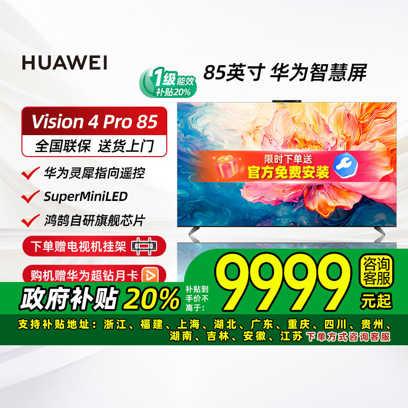 20%ΪVisionǻ 4 Pro 85ӢMiniLED8033 ʵ12059.15Ԫ