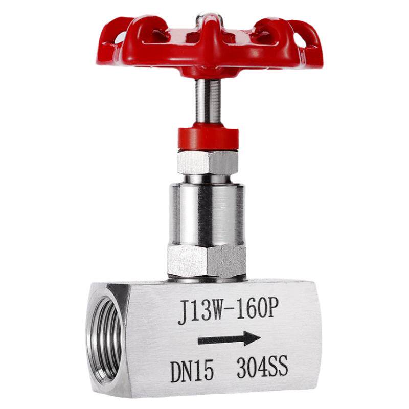 Vanne à Aiguille En Inox 304 - Filetage Intérieur - Tailles : 1/8, 1/4, 3/8, 1/2 - Pression 25-40 MPa - Pour Circuits Fluides, Gaz