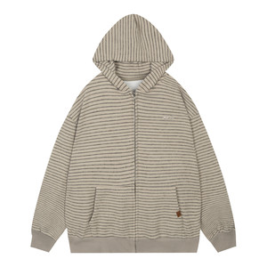 Where is the orange tree striped hooded sweatshirt coat for women in autumn lazy style loose casual and versatile long-sleeved top