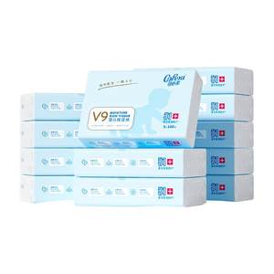 Buy 1, get 1 free, Kexinrou Baby Tissues, Baby Super Soft Yunrou Tissues, Cream Paper, 100 pieces, 12 packs, 24 packs in total.