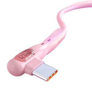 适用华为充电线弯头荣耀手机充电线安卓数据线tpyec超级快充车载6A线