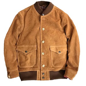 Selling in summer! Retro Kaka SUEDE Leather A1 Air Force Flying Jacket Termine Pippi Men