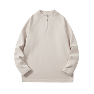 
Baleno SK half-zip stand collar long-sleeved t-shirt men's spring and summer solid color trendy sweatshirt casual bottoming shirt YS