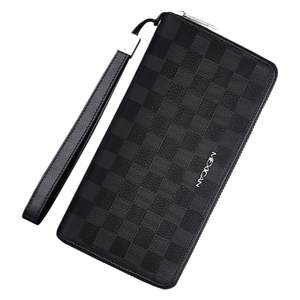 
Scarecrow 2025 new cowhide long zipper large capacity wallet for men genuine college students casual high-end handbag