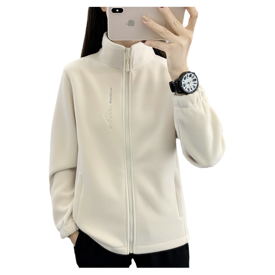 YG outdoor fleece jacket for women 2025 new autumn and winter antistatic heating thickened fleece jacket inner lid
