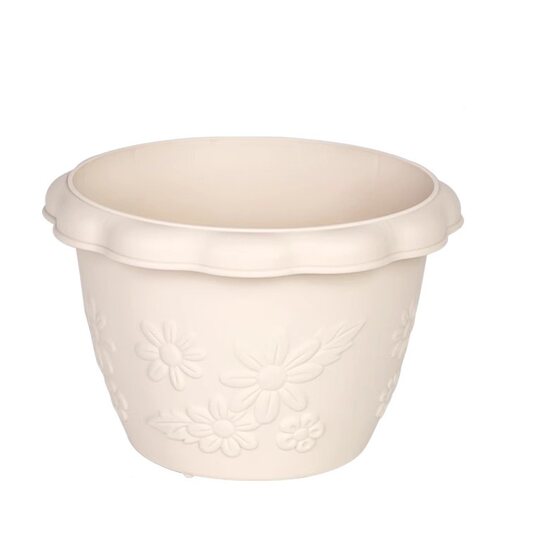 Alice Flower Pot with Bowl Gallant Plant Root Control Creative Green Rose, Meaty Orchid, Plastic Resin Alice Pot