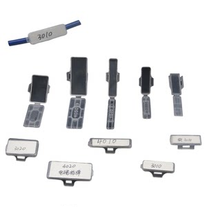 Plastic 3010 waterproof transparent wire and cable sign 4010 logo frame tie sign hanging with label box
