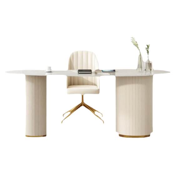 Medical and Aesthetic Consultation table reception negotiation and negotiation beauty salon desk home modern minimalist net red light luxury rock board desk
