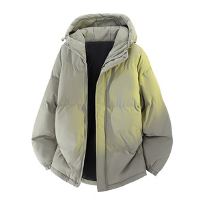 
WASSUP TIDE winter cotton coat fashionable brand hooded down cotton coat men's couple loose warm jacket