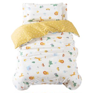 
Pure cotton kindergarten quilt three-piece set children's quilt six-piece set baby nap into kindergarten baby bedding