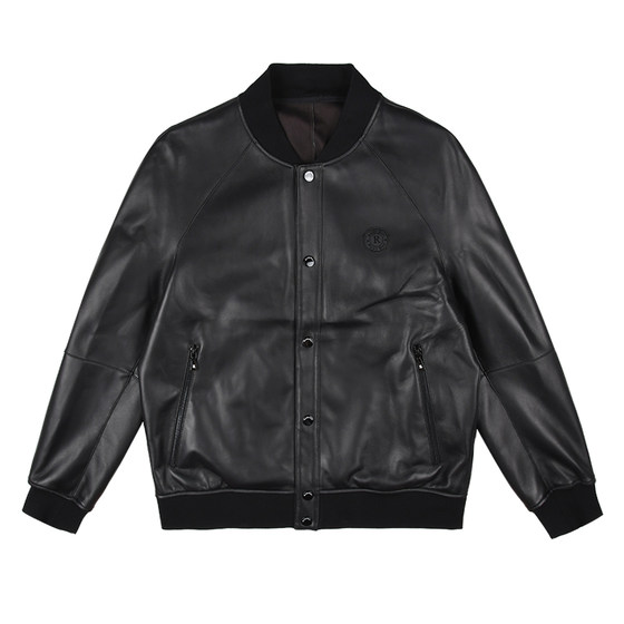 
Reddy Pole men's genuine leather leather jacket spring and autumn new sheepskin casual baseball collar leather jacket men's