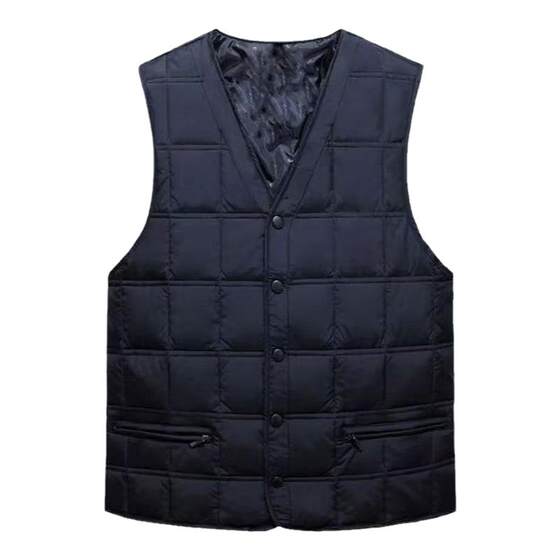 
Yu Zhaolin's thin vest for men, middle-aged and elderly people in autumn and winter warm large size vest for men's thin horse clip vest for men