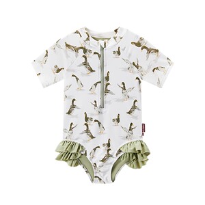 Milkbarn Summer Children's Swimming Swimsuit Boat Short -sleeved Delta Swimsuit Girl Drotee Swimsuit Symbol
