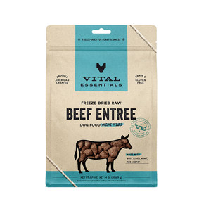 
[618 Spot]vitalessentials imported dog food VE dog freeze-dried staple food snacks 396g meat grains
