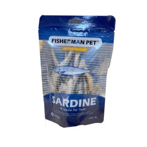 Fisherman PET Fisherman Ranch Cod Skin -tooth Modeling Reward Duchunfish Frozen Dried Cats and Dog Snacks