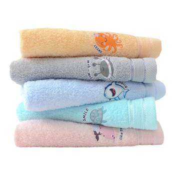 Jieliya children's towel pure cotton soft hot stamping