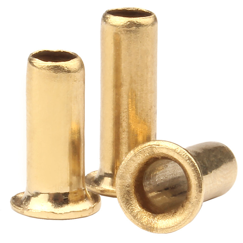 Copper Eyelet Rivets Hollow Copper Rivets Through-Hole Copper Parts