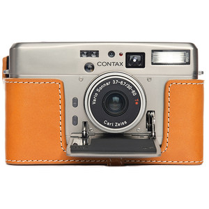 
TP original CONTAX TVS iii genuine leather camera bag TVS 3 leather case film machine cowhide protective cover