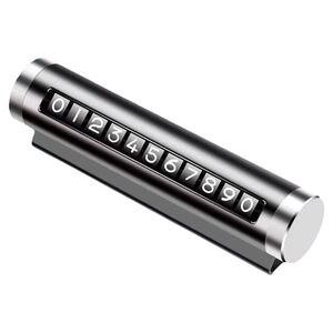 Motor -to -line phone license car temporary parking number parking number license plate ornament car supplies on the high -end creativity on the vehicle
