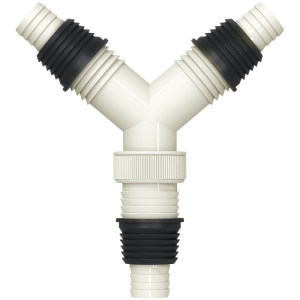 
Washing machine sewer diverter one-to-two washing machine three-way drain pipe three-way floor drain joint