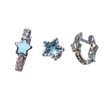 [Four free of one in the whole store] Star earrings are high-end