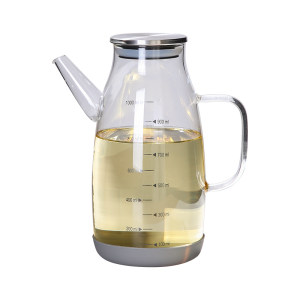 
Oil pot does not stick to oil, household food-grade kitchen special large-capacity hawk beak oil tank pot supplies all-glass oil bottle