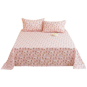 
Class A maternal and infant grade double-layer yarn children's pure cotton bed sheet single piece 1.2m 1.5/1.8m student dormitory bed sheet customization