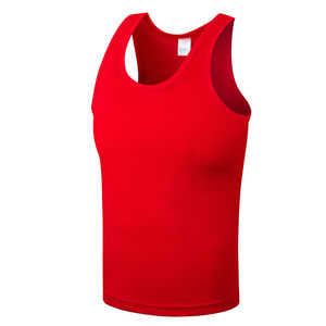 
Men's red pure cotton vest for summer thin style for zodiac year marriage dad middle-aged and elderly whole cotton base sweat-absorbing shirt