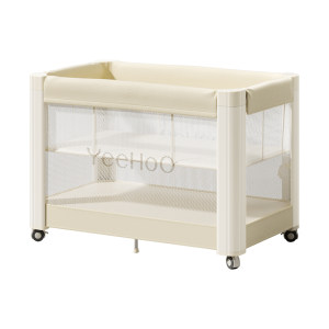 
Yingshi official flagship store crib mobile folding baby bed multi-functional newborn special BB splicing large bed