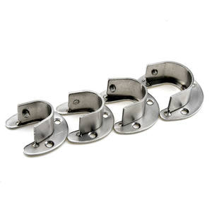 
Thick opening flange seat stainless steel fixed pipe seat wardrobe accessories clothes hanging rod base removable clothes drying rod rod holder