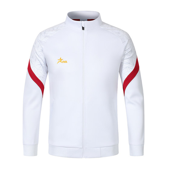 
Yinlang appearance uniform Hongji sports appearance uniform men's adult football training uniform jacket custom windproof and waterproof jacket