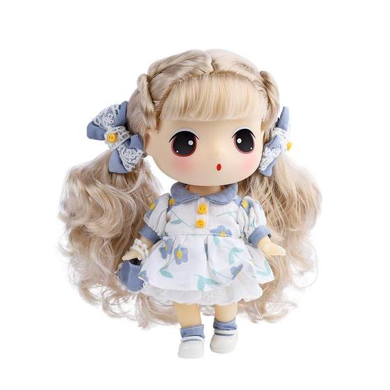 Dongji Dress Up Doll Girls Toy 3 Years Old Princess Doll 2025 New Children's Vinyl Doll Christmas Gift
