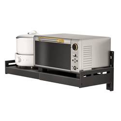 Stainless steel kitchen punch-free microwave oven rack