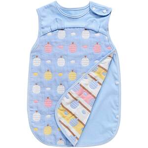 
Baby gauze sleeping bag baby thin section newborn children spring and summer anti-kick quilt air-conditioned room four seasons universal split leg pure cotton